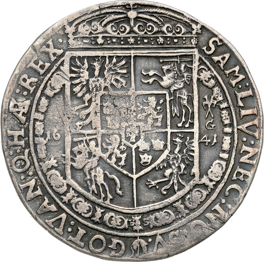 Władysław IV Waza. Talar 1641, Bydgoszcz - RZADKOŚĆ